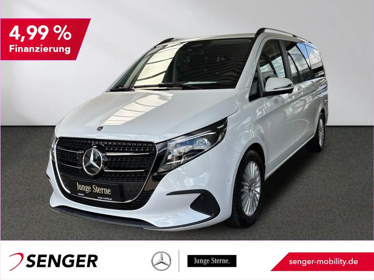 Mercedes-Benz V 300 d Style lang MBUX Distr Kamera Navi AHK2,5t Blanc - 1