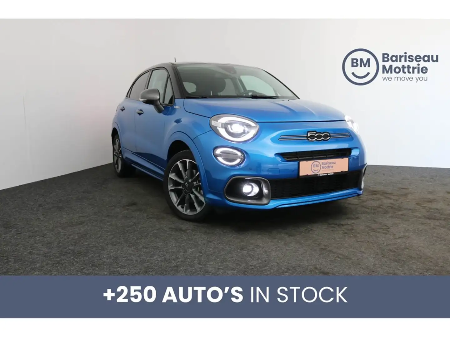 Fiat 500X 1.5 AUTOMAAT *SPORT*CAMERA+SENSOREN*DAB*GPS* Blauw - 1