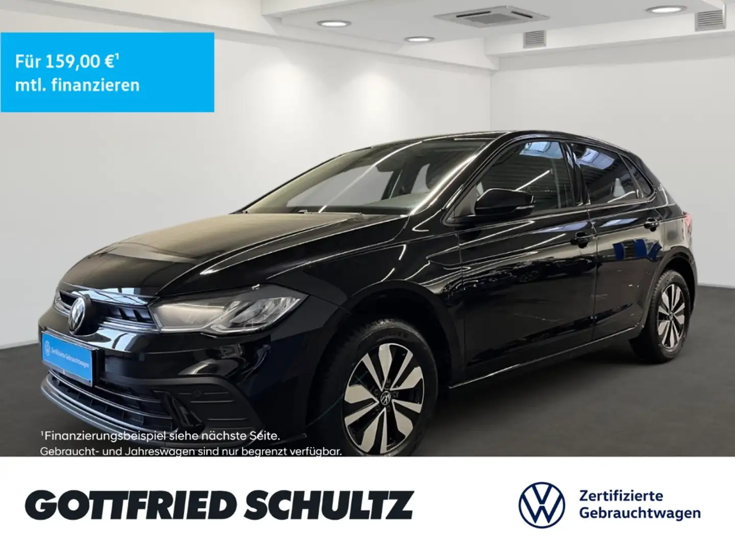 Volkswagen Polo 1.0 TSI Goal Navi Lane Assist Front Assist Schwarz - 1