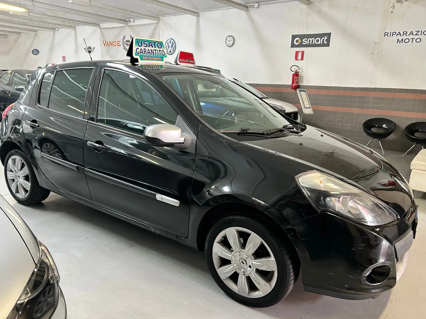 Renault Clio Clio III 2009 5p 1.2 16v Dynamique Nero - 2