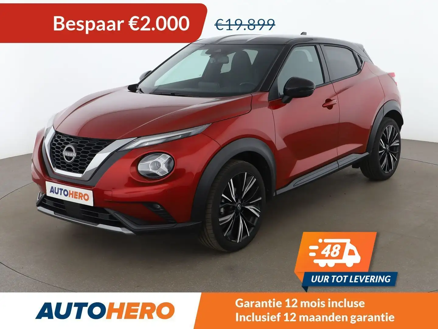 Nissan Juke 1.0 DIG-T N-Design Rood - 1