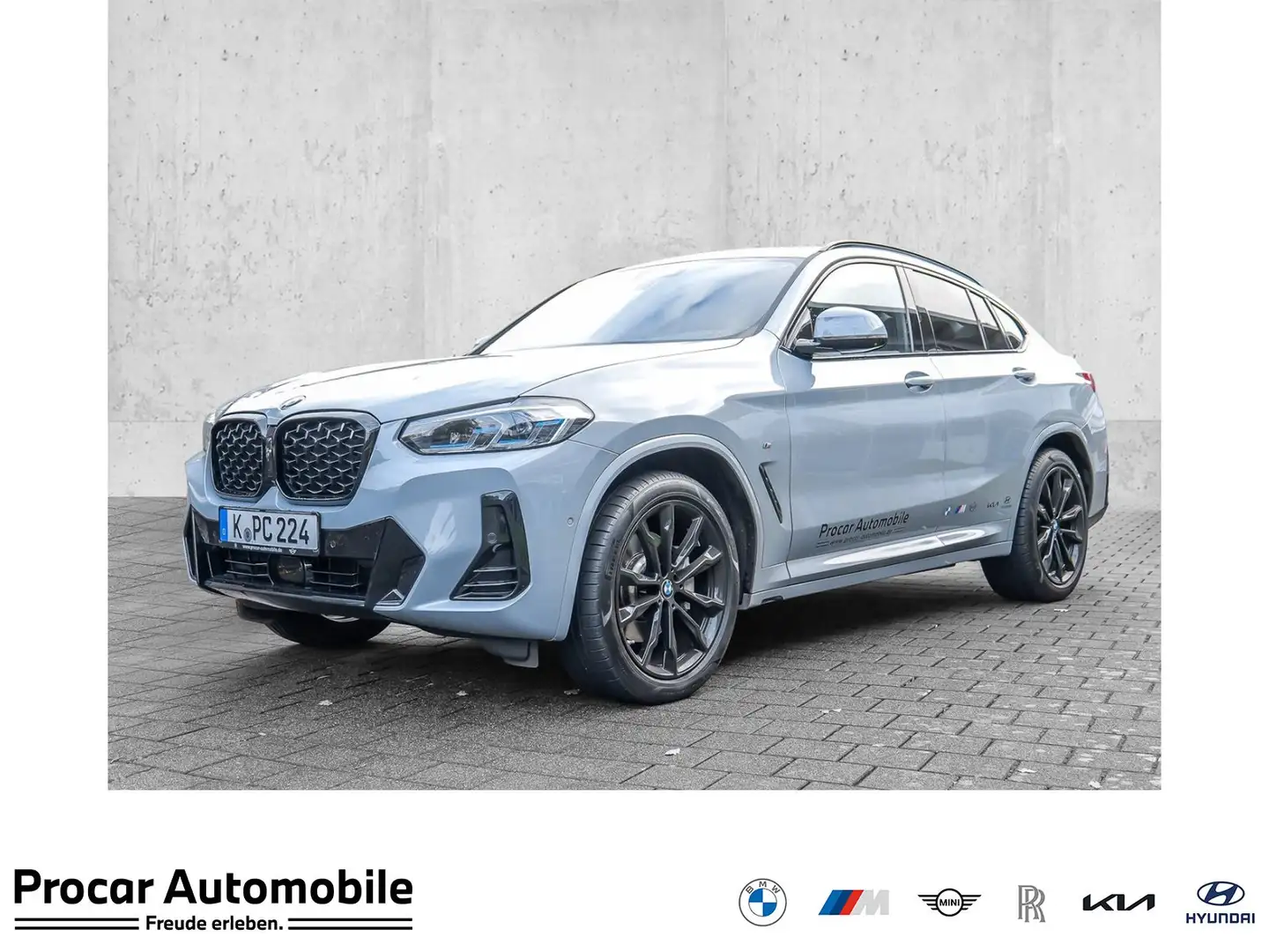 BMW X4 xDrive30d M Sport HUD PANO ACC AHK RFK NAVI Grau - 1