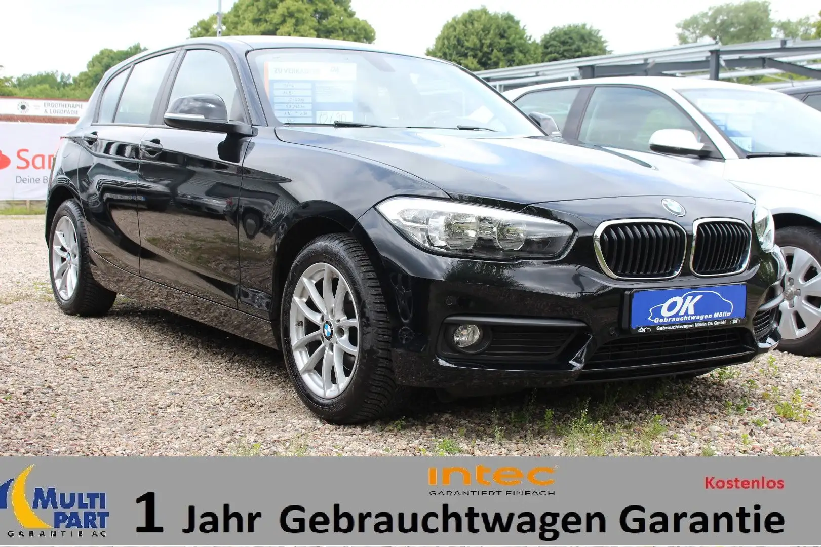 BMW 118 i Advantage*SHZ*Klima*Tempomat*PDC*S.Heft* Noir - 1