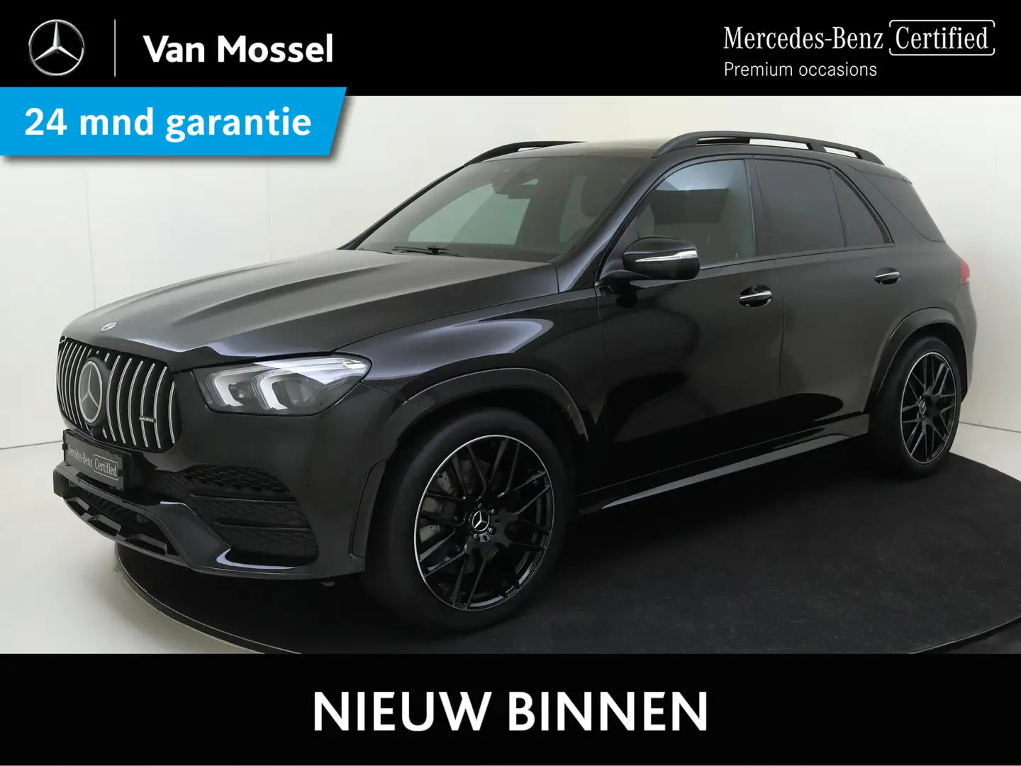Mercedes-Benz GLE 450 4MATIC Premium Plus /Panoramadak /Rijassistentiepa Zwart - 1