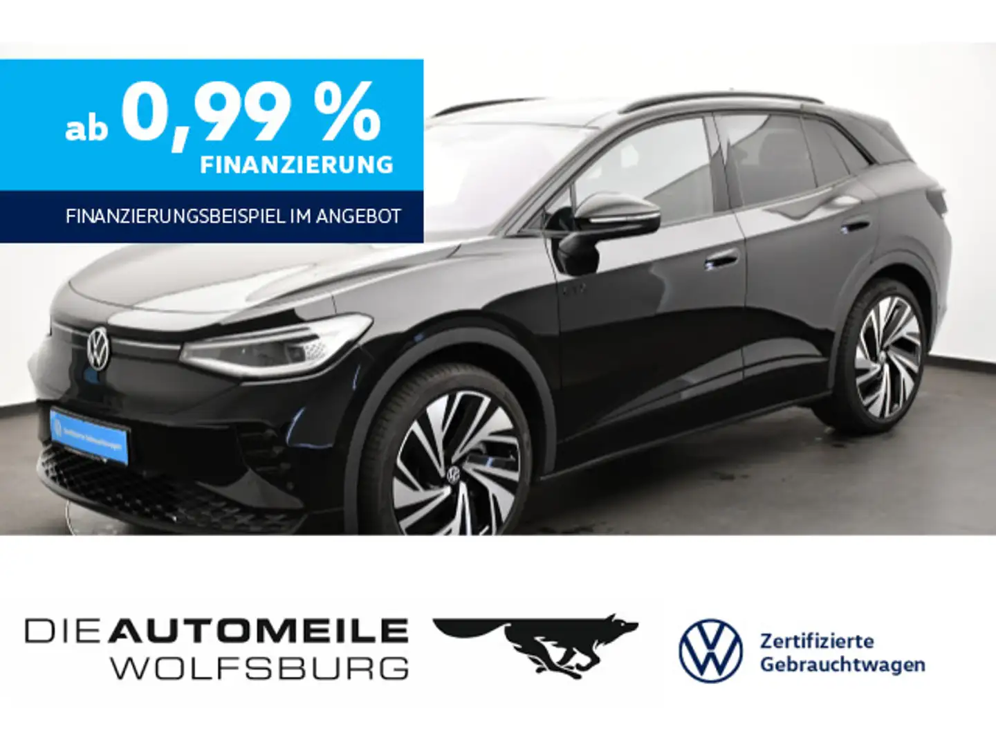 Volkswagen ID.4 4Motion GTX Matrix/HeadUp/H+K/Pano/AHK Schwarz - 1