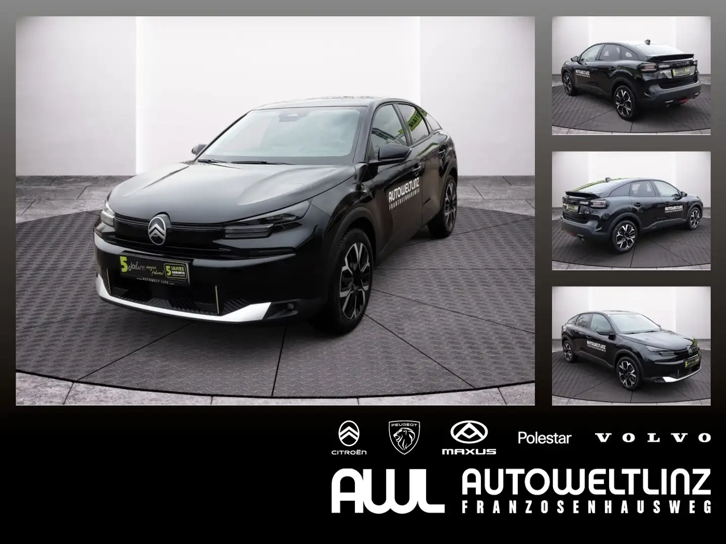 Citroen C4 Hybrid 136 Max ACC+LED+Navi+SHZ+2xKlima Schwarz - 1