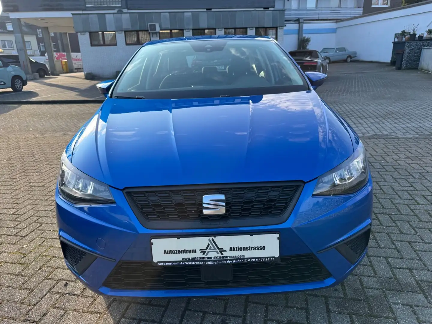 SEAT Ibiza Style LED Digital Ta. PDC ALU  Front Assis Blau - 1