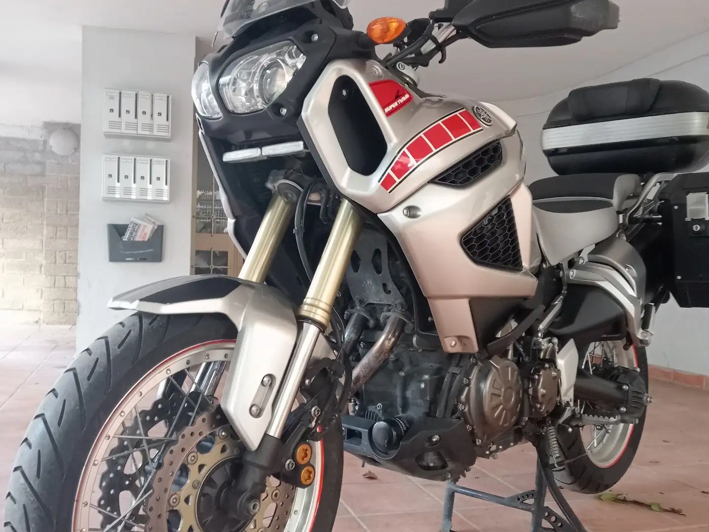 Yamaha XT 1200 valigie kappa incluse Stříbrná - 1