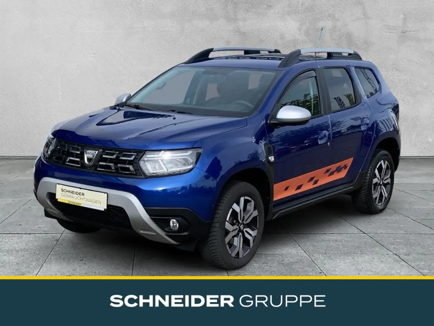 Dacia Duster TCe 150 360Â KAMERA+LED+SHZ+NAVI Prestige 360°KAME Blau - 1