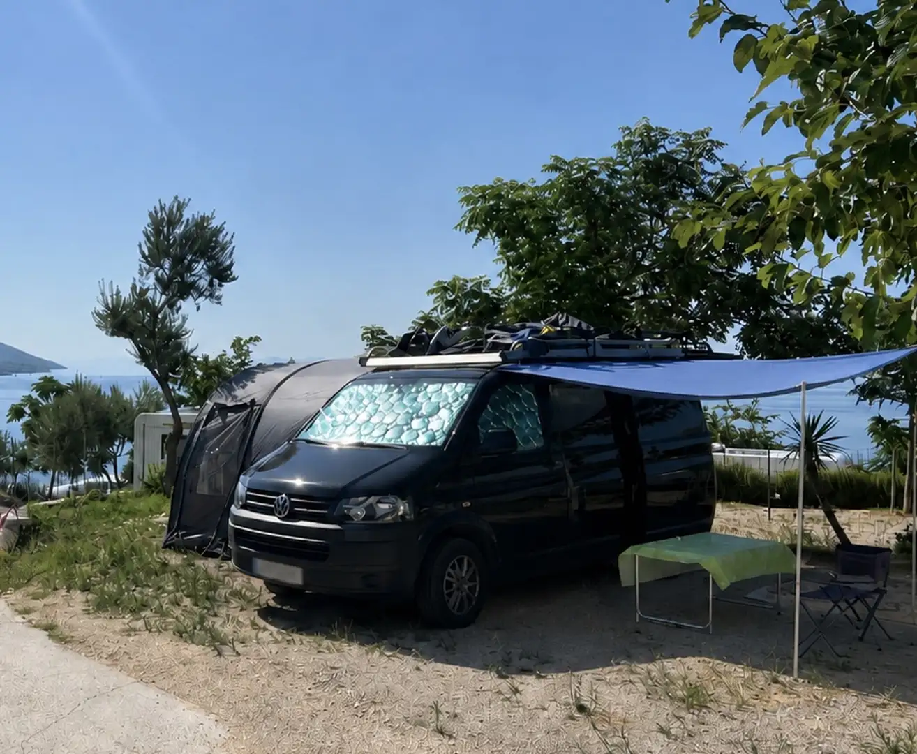 Volkswagen T5 Transporter Kastenwagen LR 2,0 Entry TDI D-PF Entry Schwarz - 2