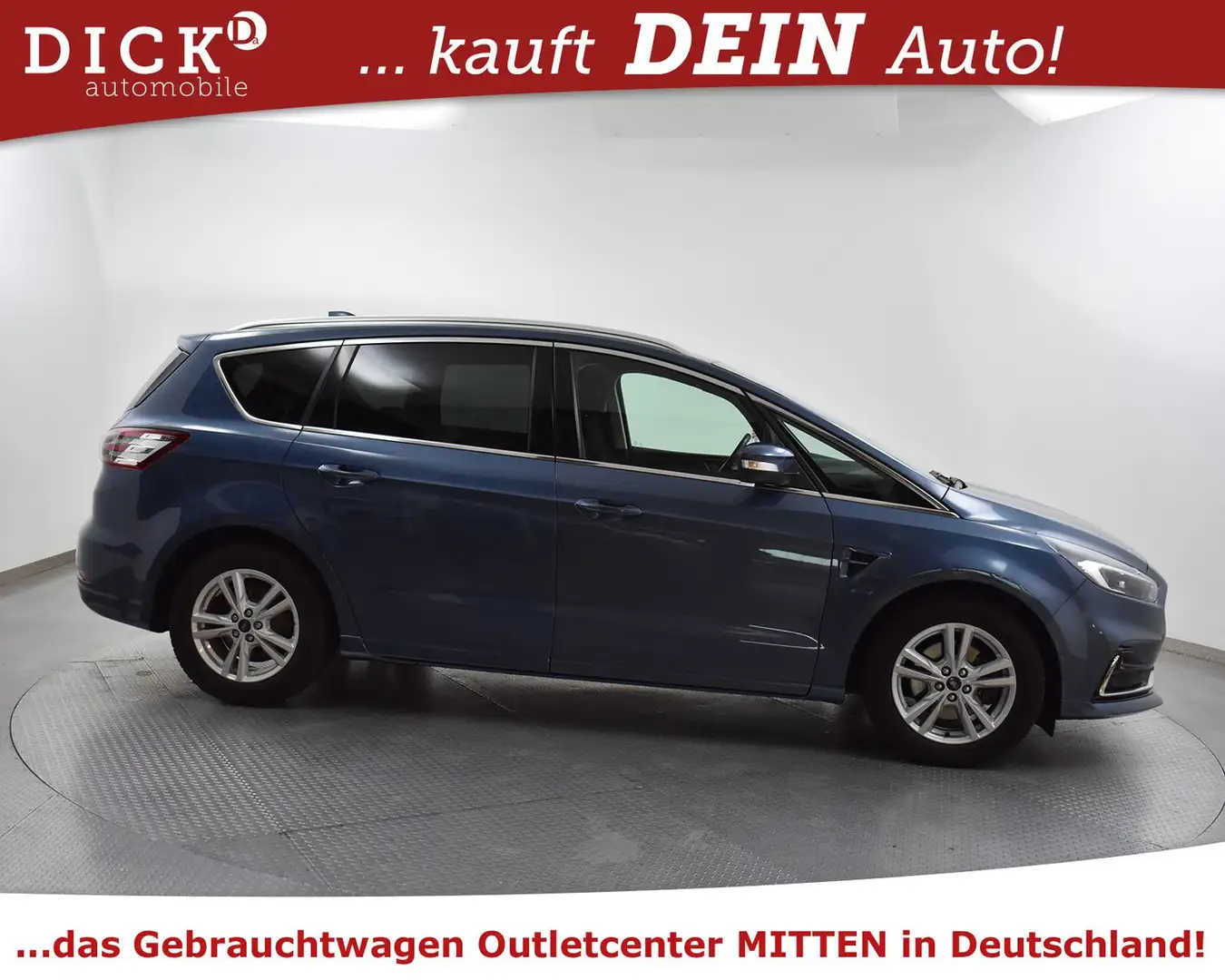 Ford S-Max 2.0d Aut. Titan STDHZ+AHK+ACC+LED+KAM+SHZ+ Blau - 2