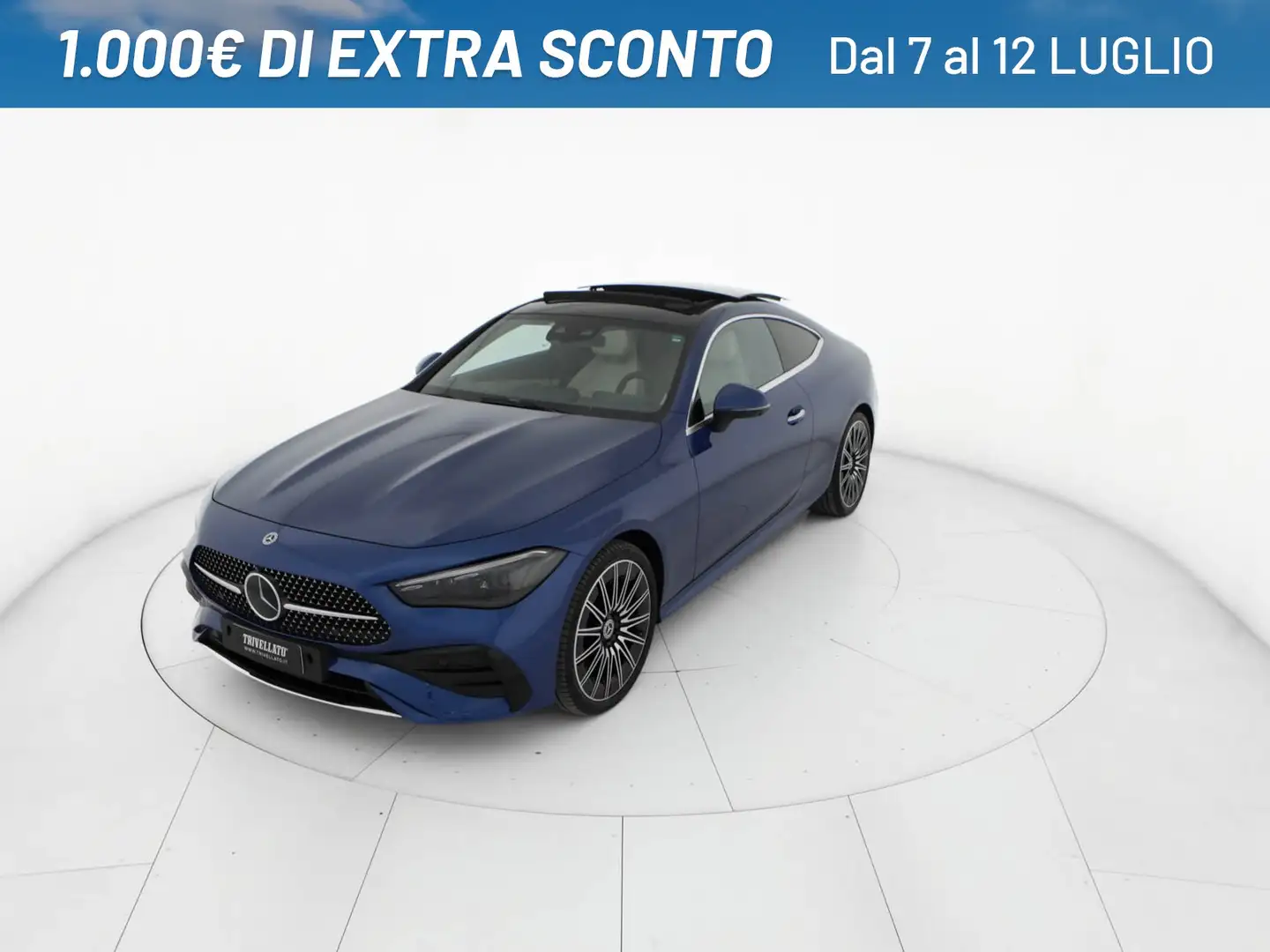 Mercedes-Benz CLE 220 coupe 220 d amg line premium plus auto Bleu - 1