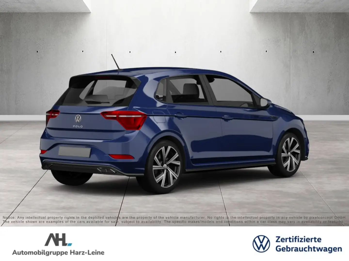 Volkswagen Polo 1.0 TSI Move LED PDC SHZ App-Connect Bleu - 2