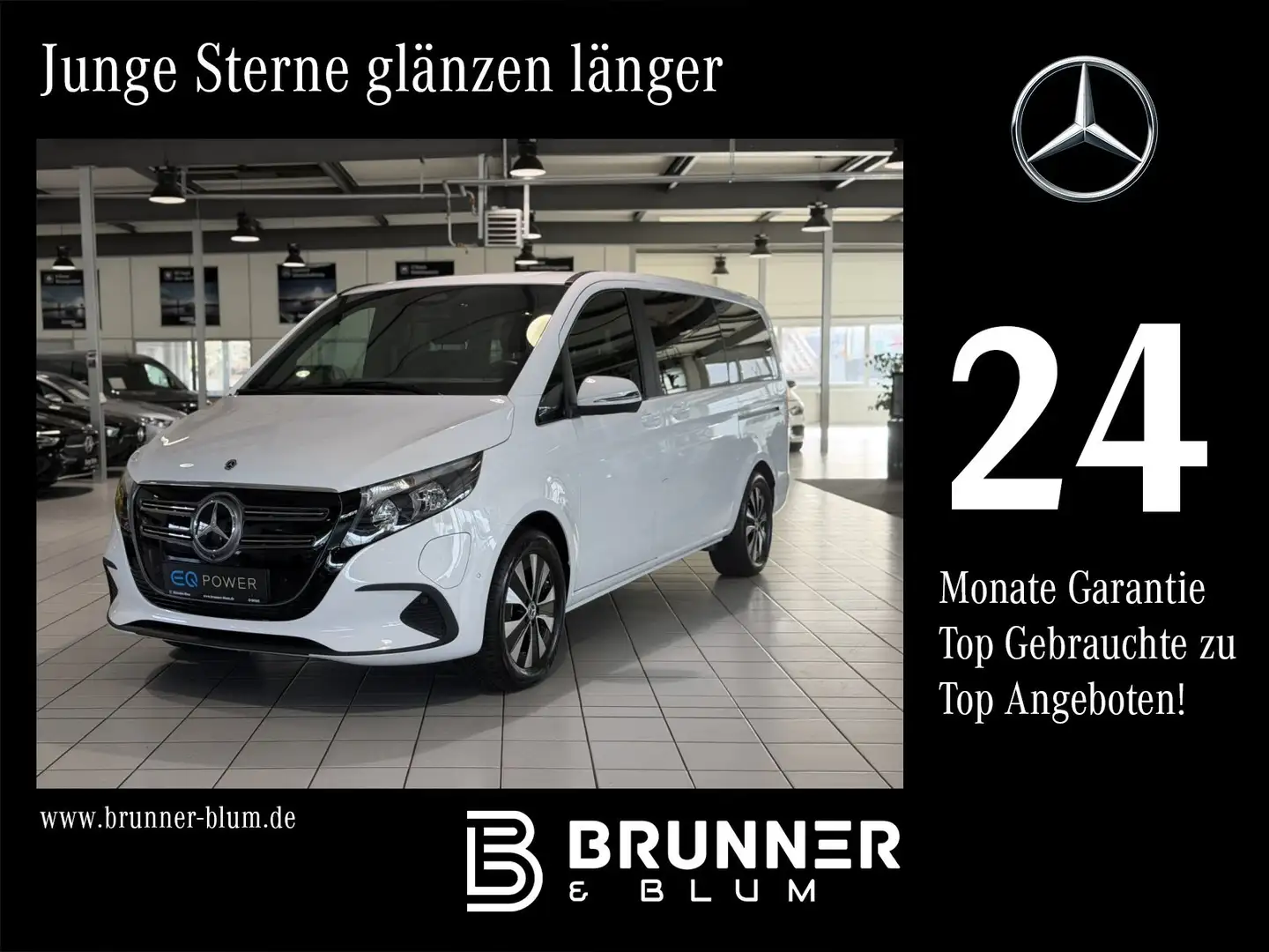 Mercedes-Benz EQV 300 EQV 300 Lang Distronic,7 Sitze,Widescreen,Mopf, Wit - 1