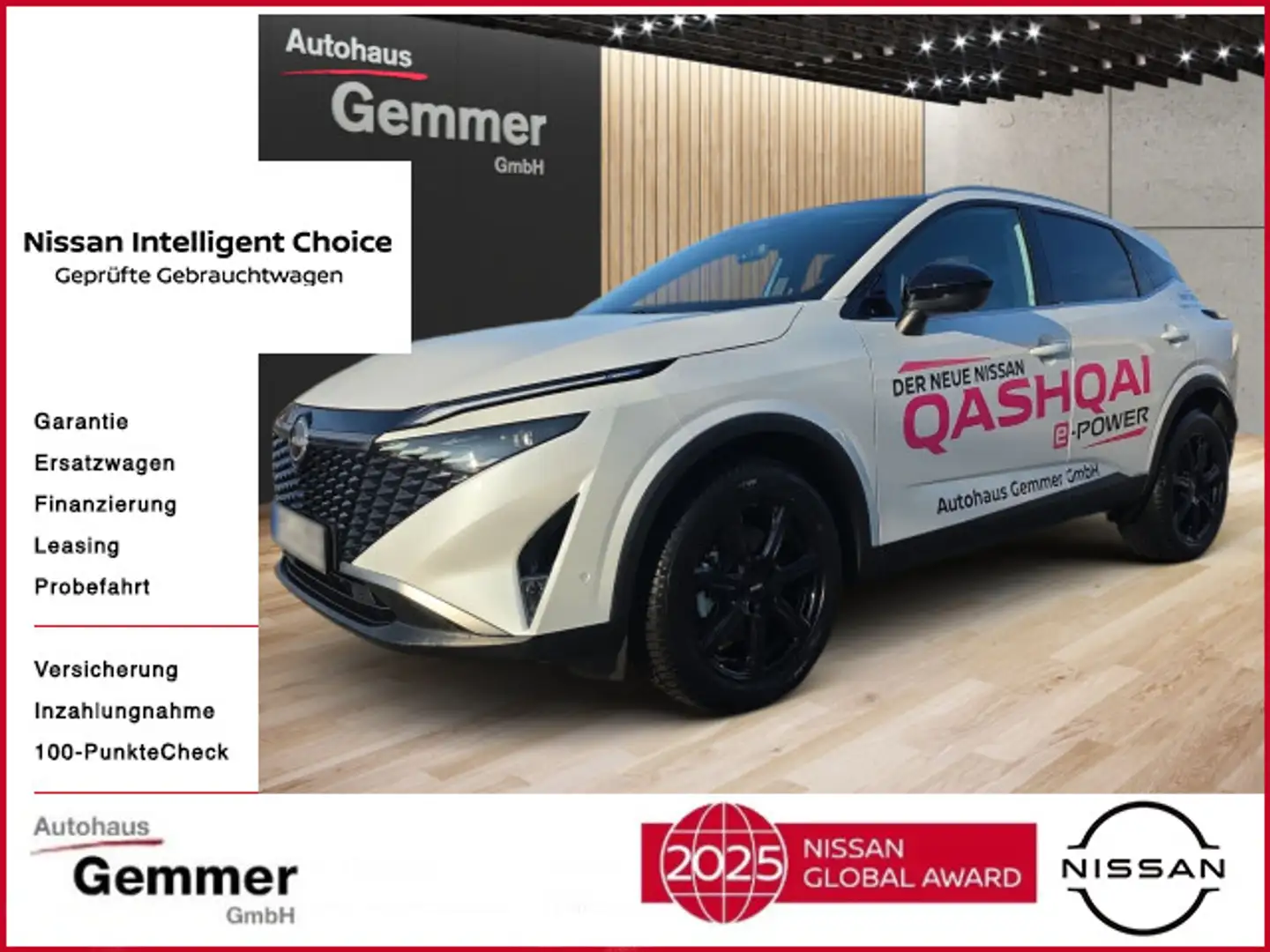 Nissan Qashqai QASHQAI MY25 1.5 e-POWER 4x2 (Lim,5) 151kW/205PS Weiß - 1