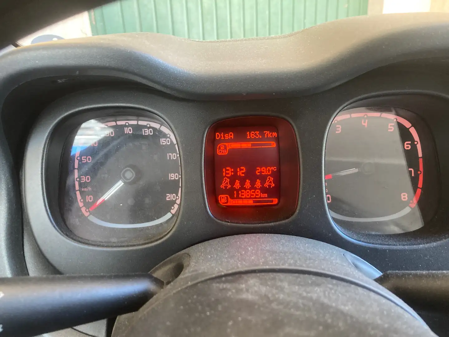 Fiat Panda 0.9 twinair turbo metano Marrone - 2