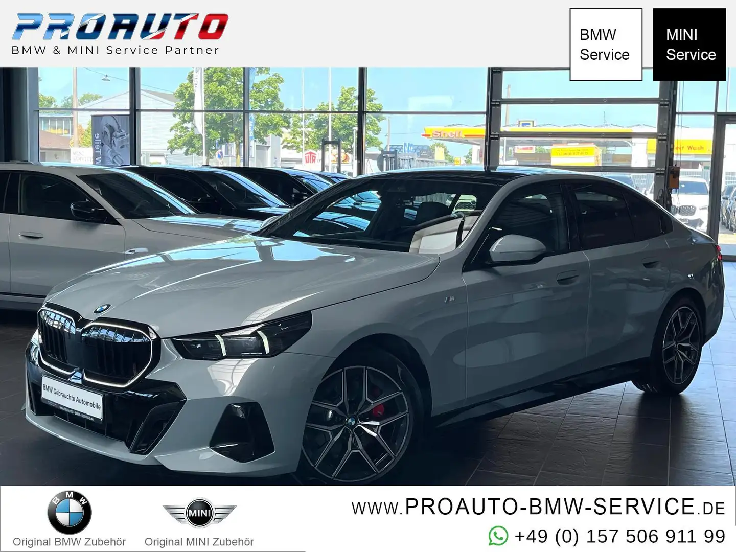 BMW 520 d M Sport Pro K.Zg/HUD/Pano/A-LED/360°Kam/H-K Grau - 1