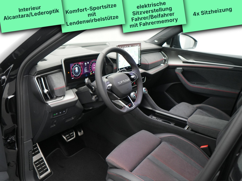 Skoda Kodiaq RS MATRIX AHK STANDHZ ACC KAM360° PANO — photo 8