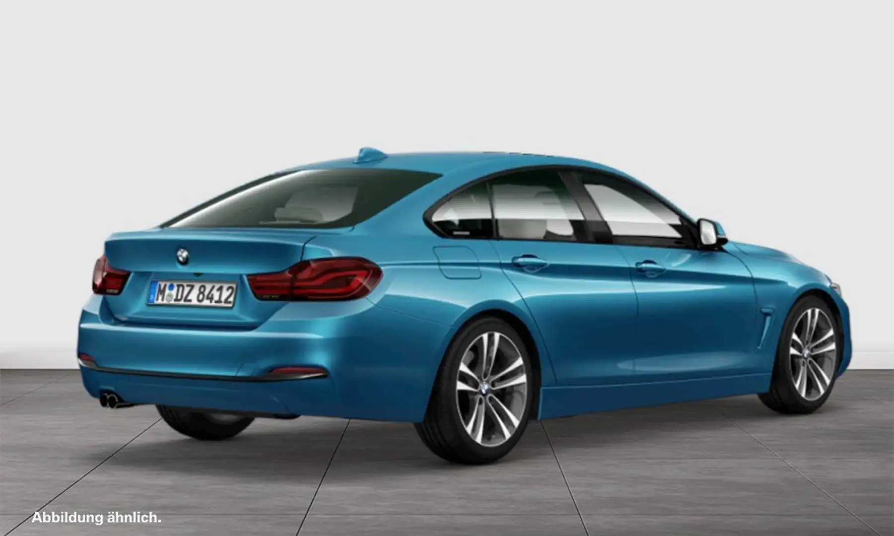 BMW 430 i xDrive SPORT LINE+H/K+HuD+360°+GLASDACH+NAVI Blau - 2