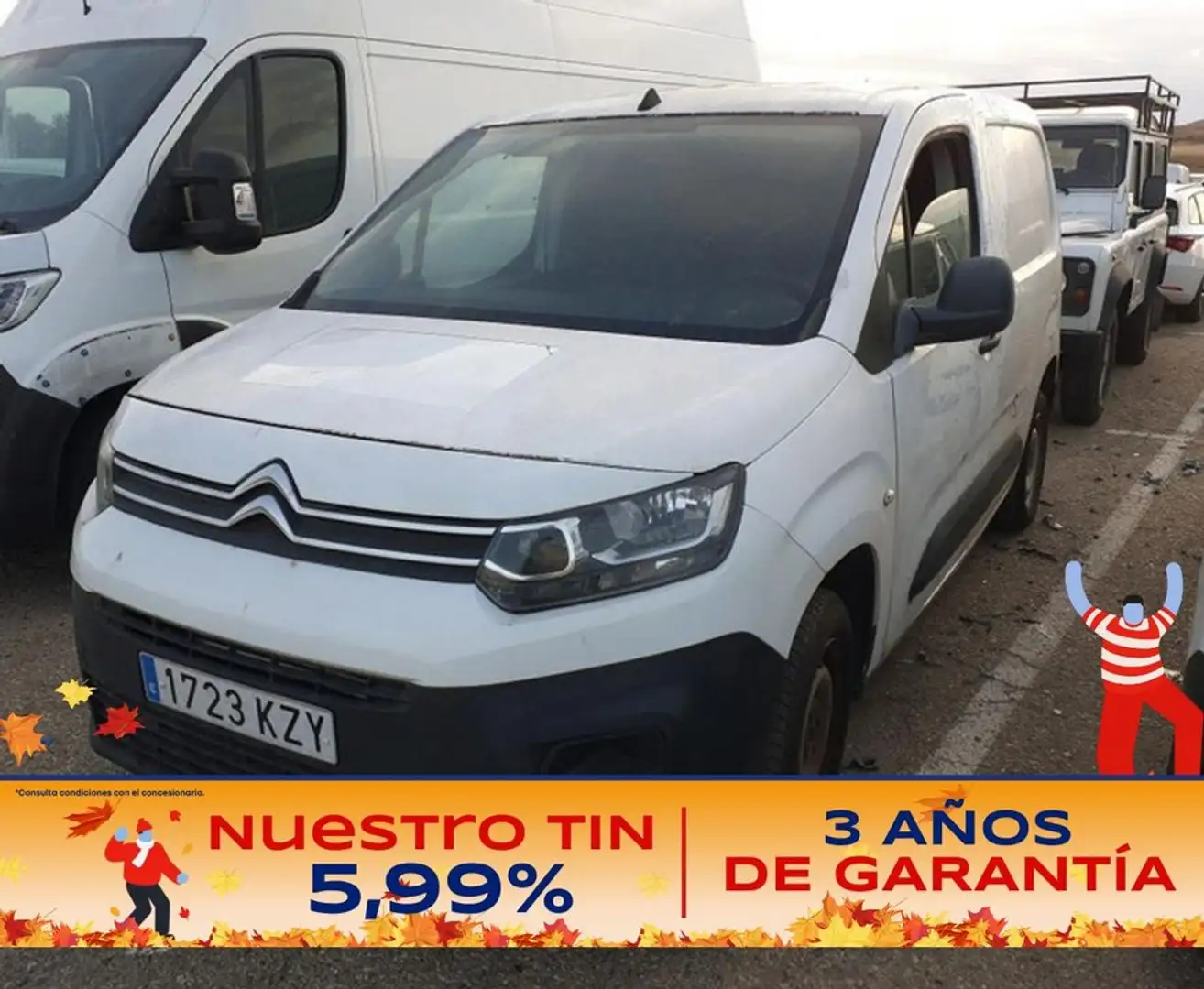 Citroen Berlingo Talla M BlueHDi 55kW Blanco - 1