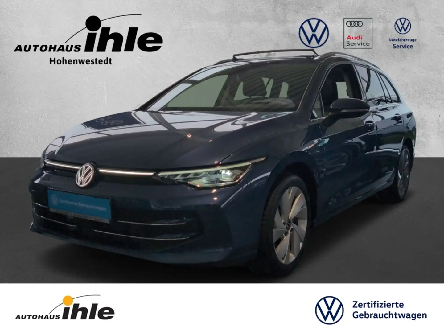 Volkswagen Golf Variant VIII 1,5 eTSI DSG Style FACELIFT+AHK Blue - 1