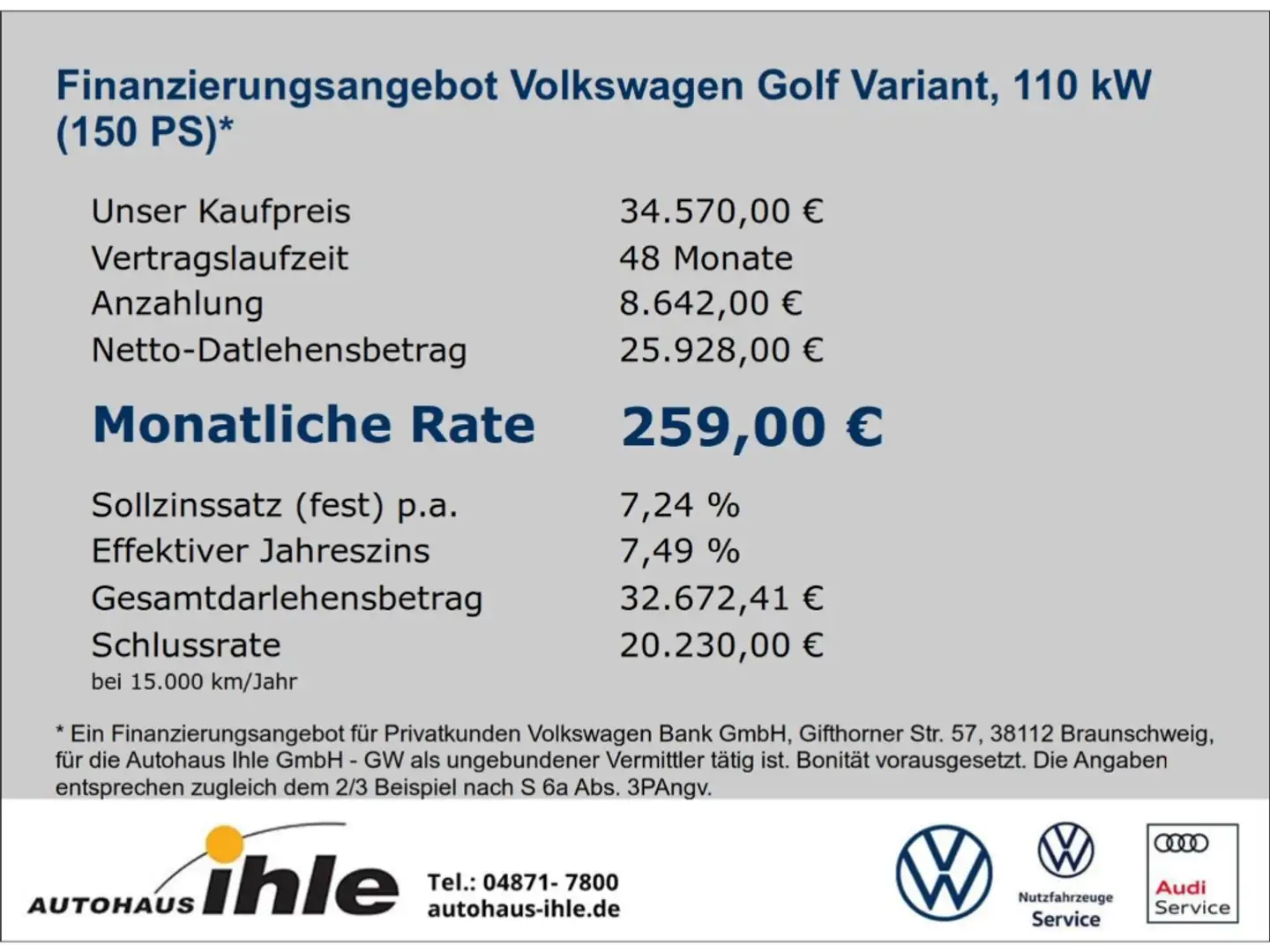 Volkswagen Golf Variant VIII 1,5 eTSI DSG Style FACELIFT+AHK Blue - 2