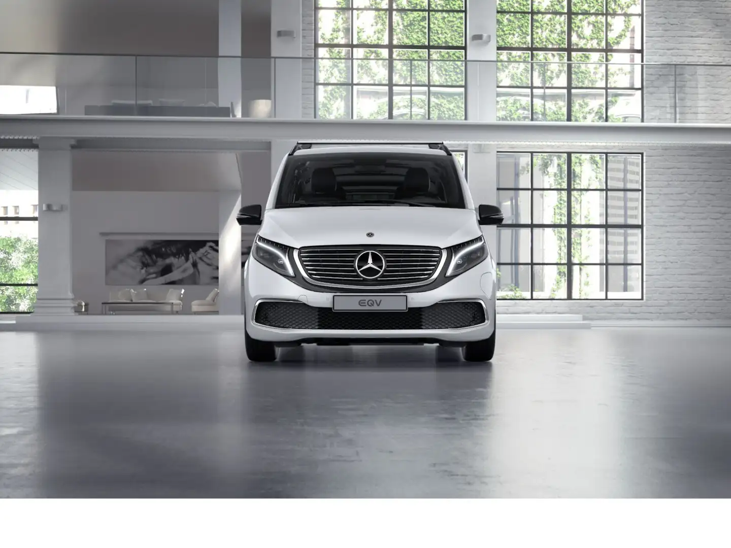 Mercedes-Benz EQV 250 Lang LED+Ambiente+Pano+TotW+DAB+360° Weiß - 2