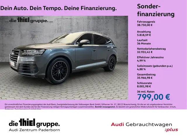 Audi Q7 45 TDI S line quattro tiptronic Luft+AHK+LED+Na...