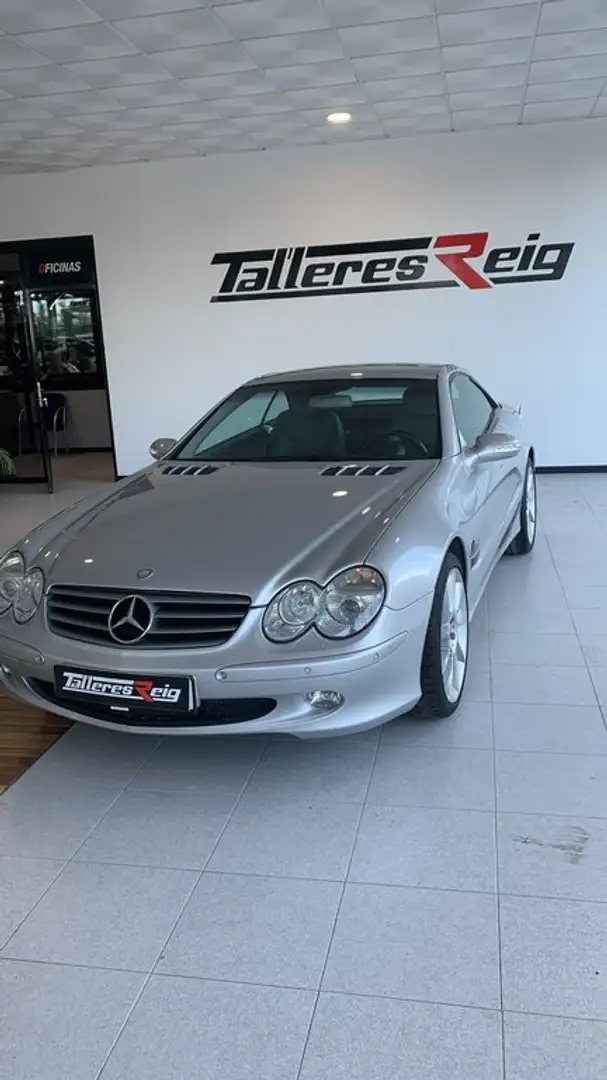 Mercedes-Benz SL 500 Aut. Gris - 2