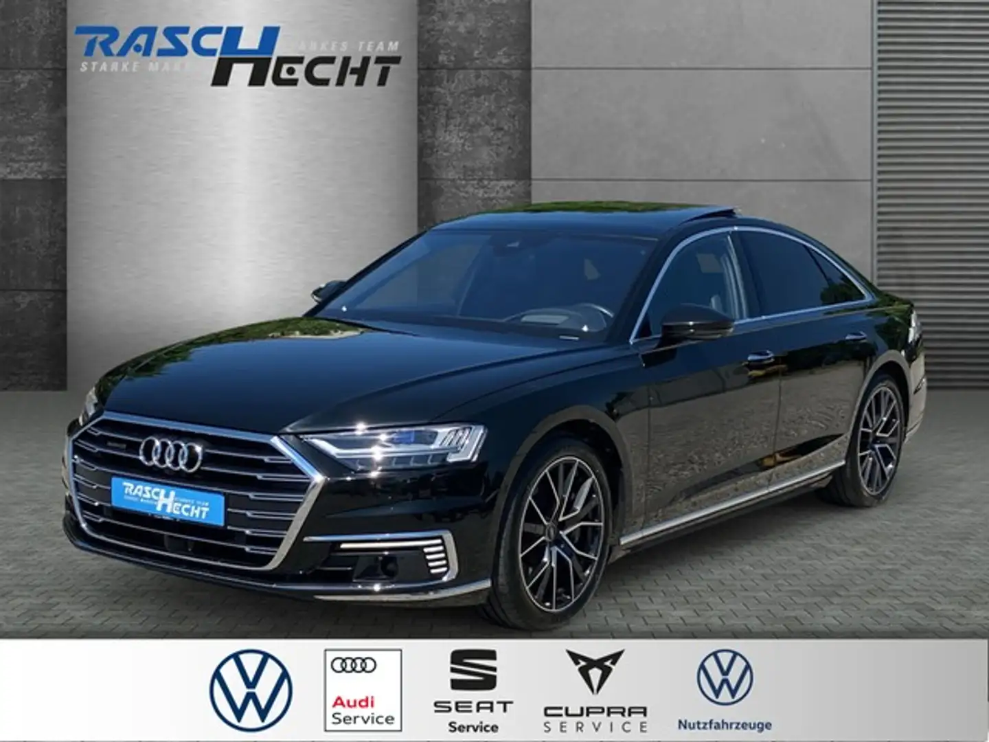 Audi A8 60 TFSI e quattro NAVI*LED*HUD*PDC*SHZ Schwarz - 1