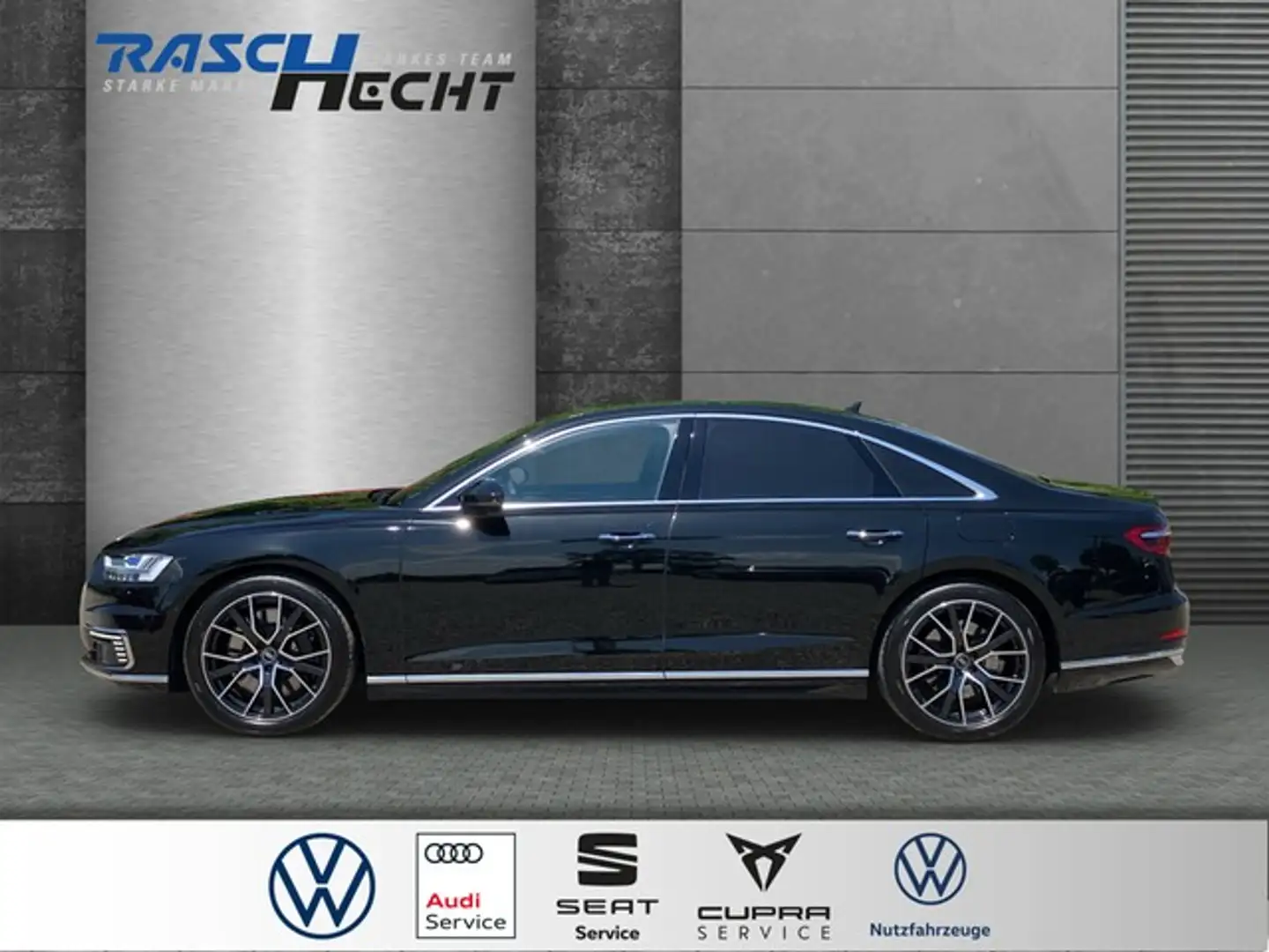 Audi A8 60 TFSI e quattro NAVI*LED*HUD*PDC*SHZ Schwarz - 2