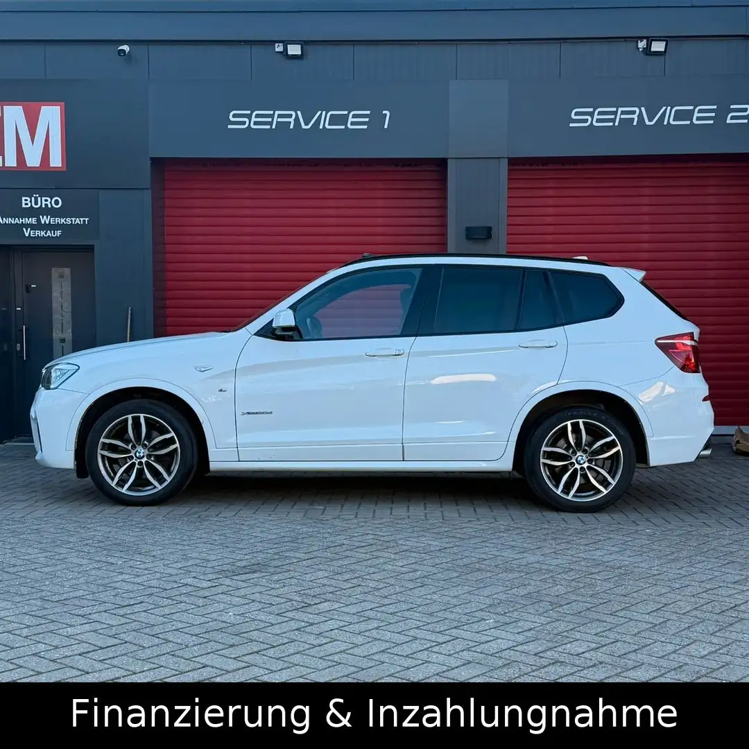 BMW X3 xDrive 20d M Sport Pano Head Up AHK Business Weiß - 2