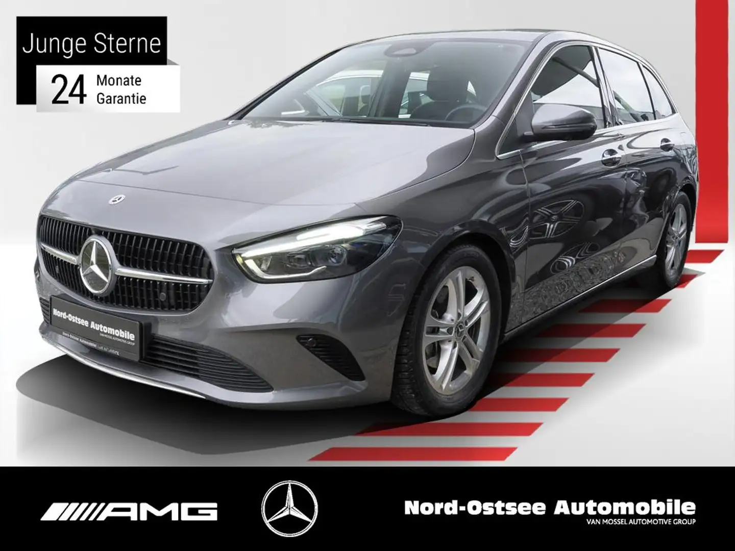 Mercedes-Benz B 200 d PROGRESSIVE AHK MULTIBEAM SHZ Grigio - 1