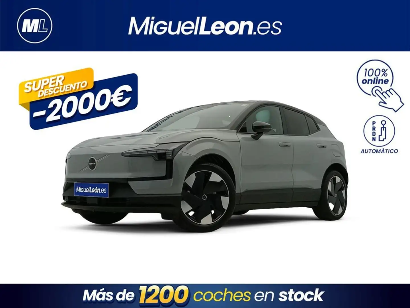 Volvo EX30 Single Motor Extended Range Core Auto Gris - 1