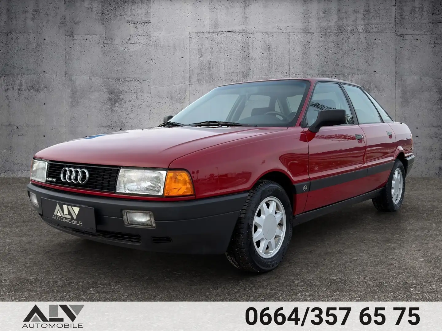 Audi 80 80 quattro 2.Besitz Rarität! Rot - 2