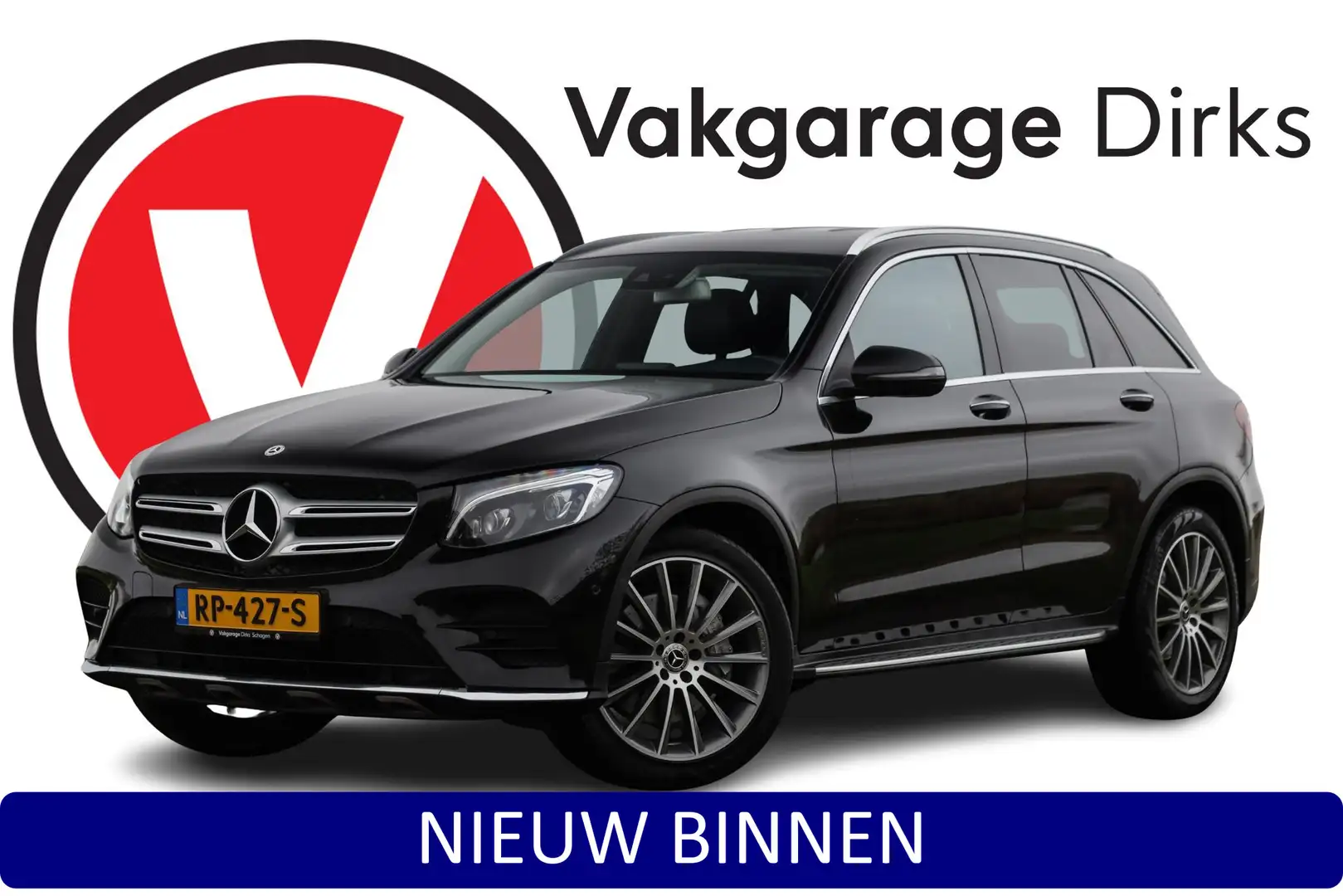 Mercedes-Benz GLC 250 4MATIC AMG ✅ Leder ✅ Burmester ✅ LED Noir - 1