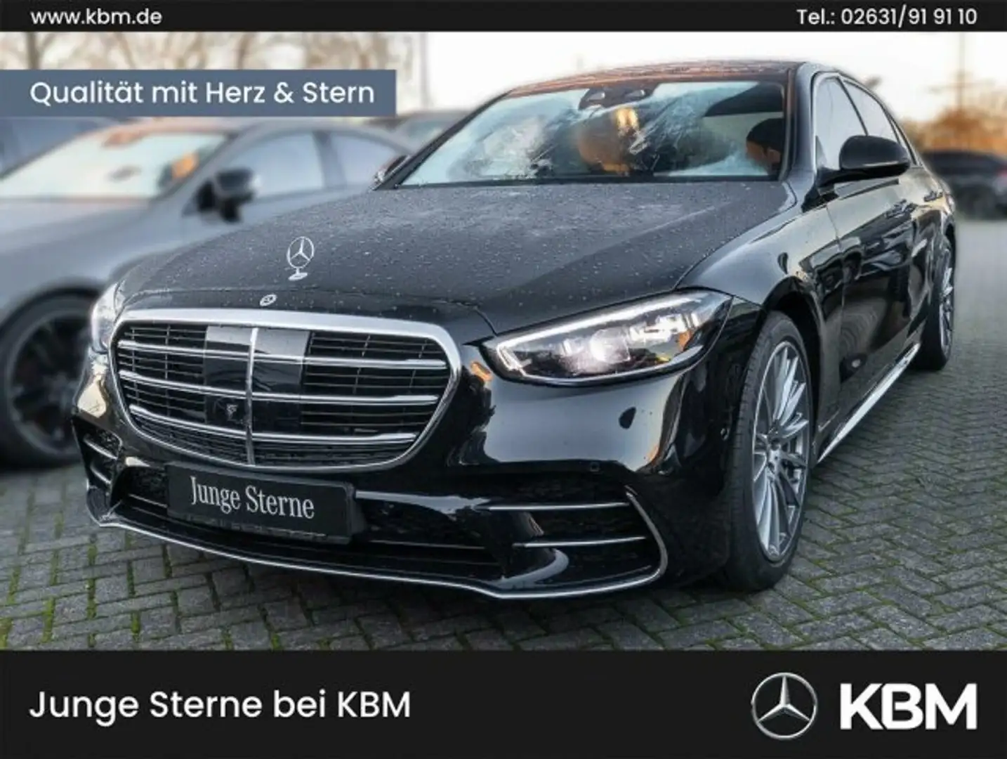 Mercedes-Benz S 450 S 450 4M LANG AMG°PANO°BURM°SITZKLIMA°CHAUFFEUR° Zwart - 1