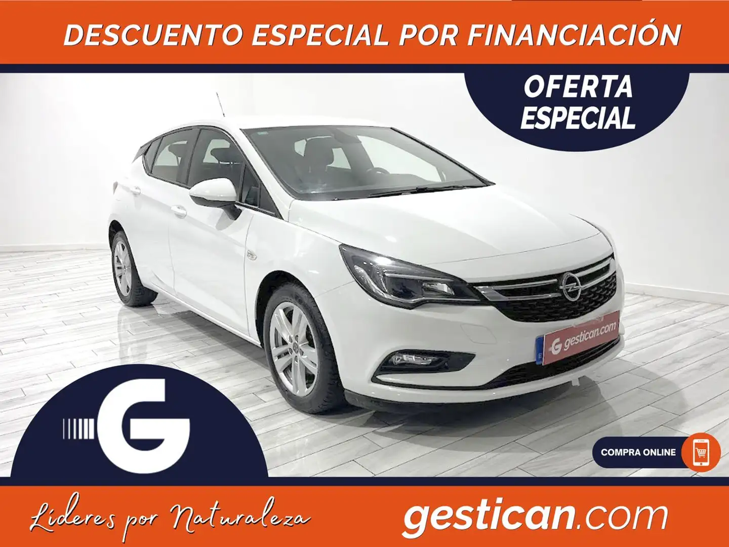 Opel Astra 1.6CDTi S/S Selective 110 Blanco - 1