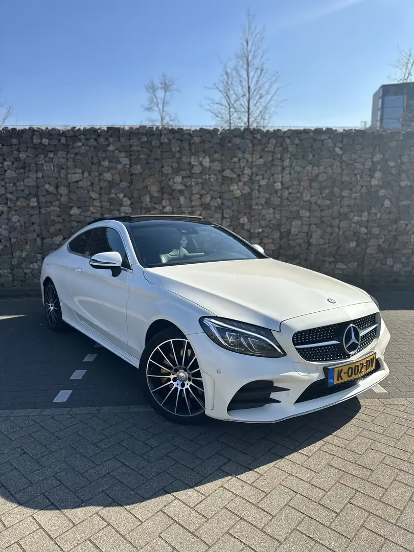 Mercedes-Benz C 300 AMG coupe | Pano | Camera | Luchtvering Білий - 1
