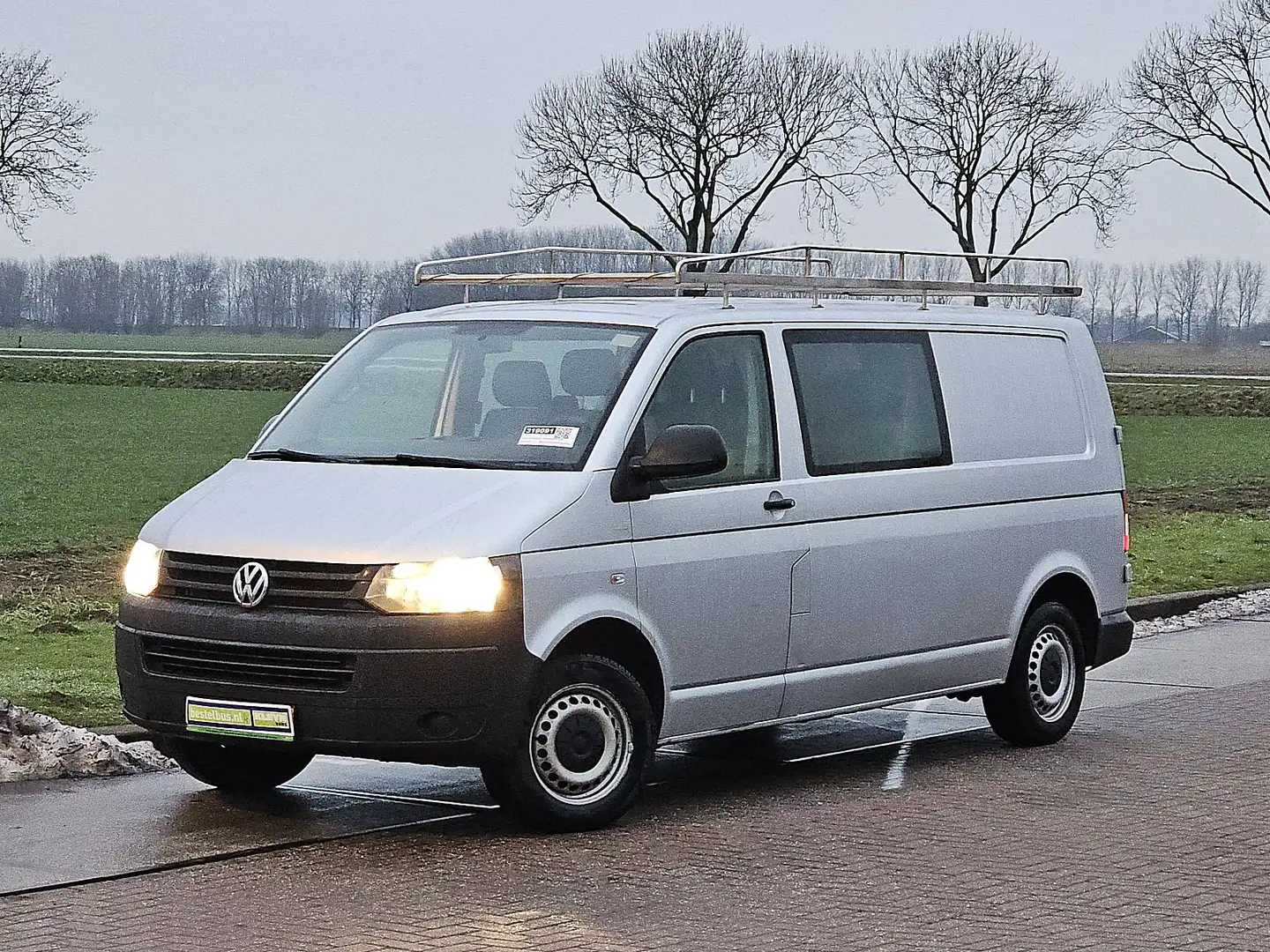 Volkswagen Transporter 2.0 L2H1 Dubbel Cabine ! Argent - 2