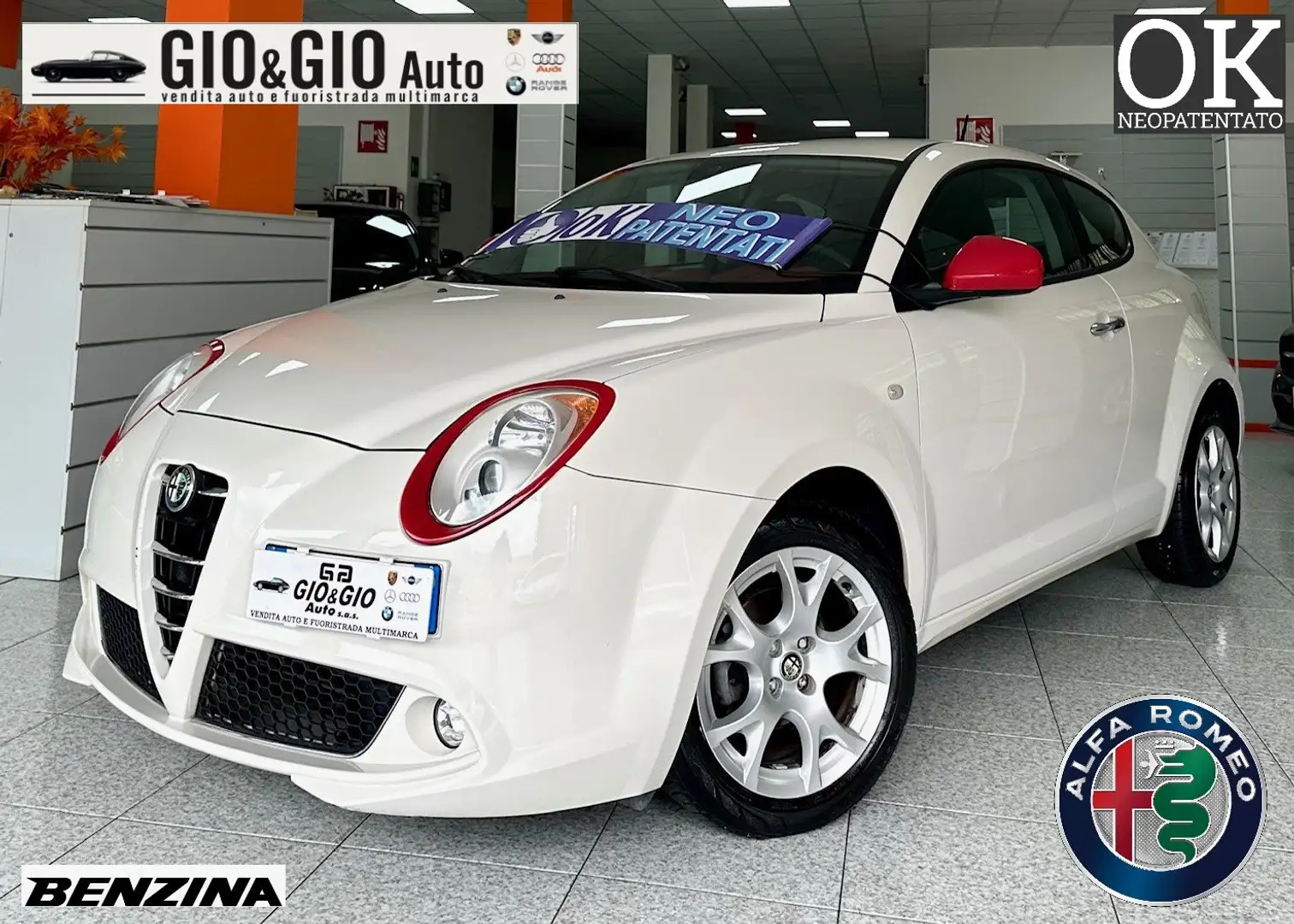 Alfa Romeo MiTo MiTo 1.4 Junior Sport Pack "OK NEO PATENTATI" Blanco - 1