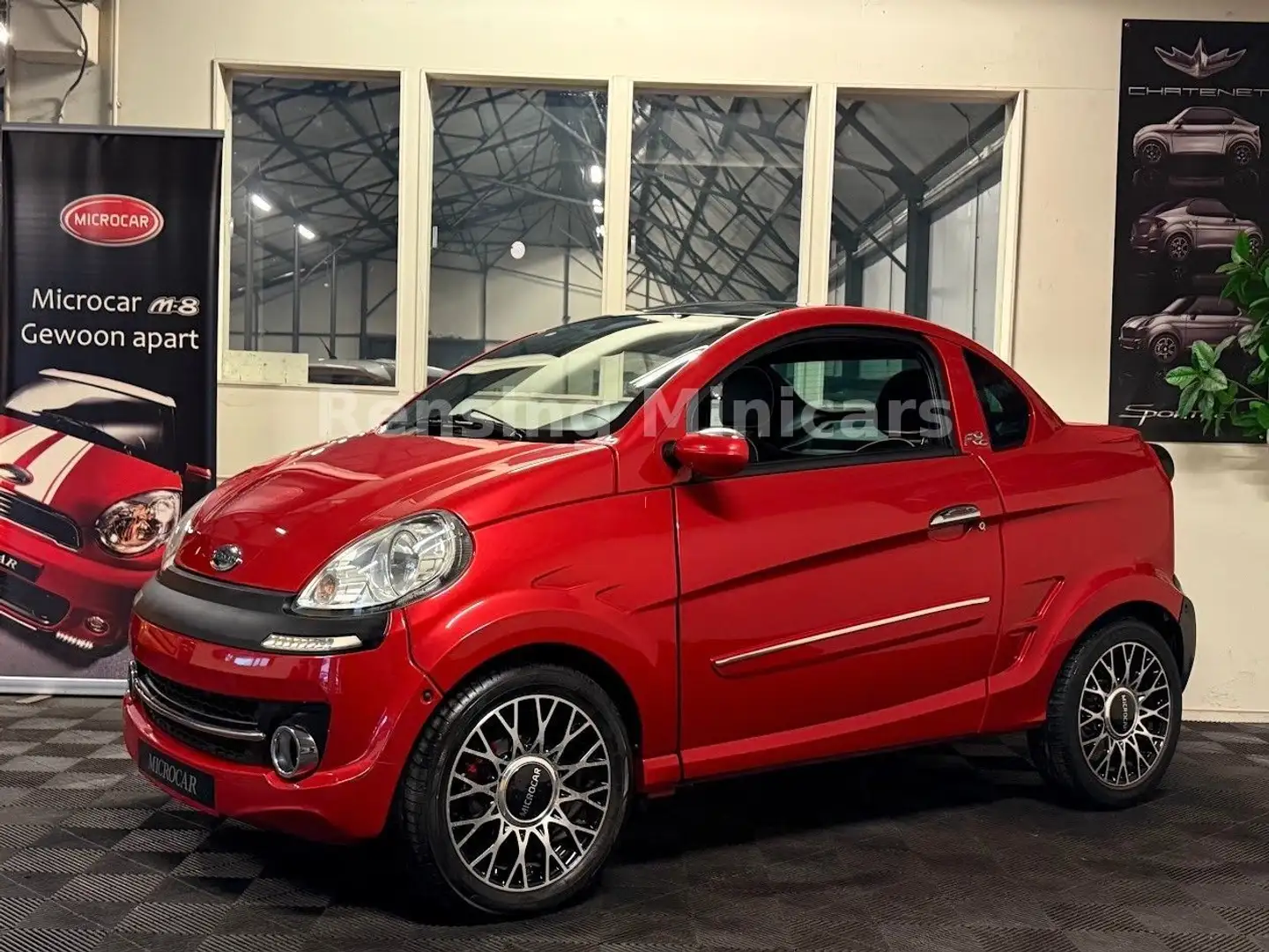 Microcar F8c Sport Coupe DCI RED Mopedauto Minicar 45 kM Rot - 1
