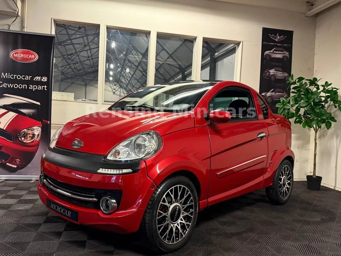 Microcar F8c Sport Coupe DCI RED Mopedauto Minicar 45 kM Rot - 2