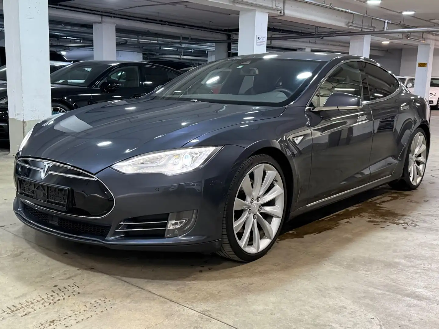 Tesla Model S Dual Navi~Klima~Xenon~Teilleder Gris - 1