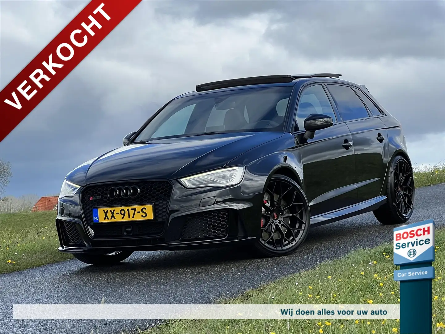 Audi RS3 2.5 TFSI ABT 420PK Quattro / Pano / Schaal stoelen Fekete - 1