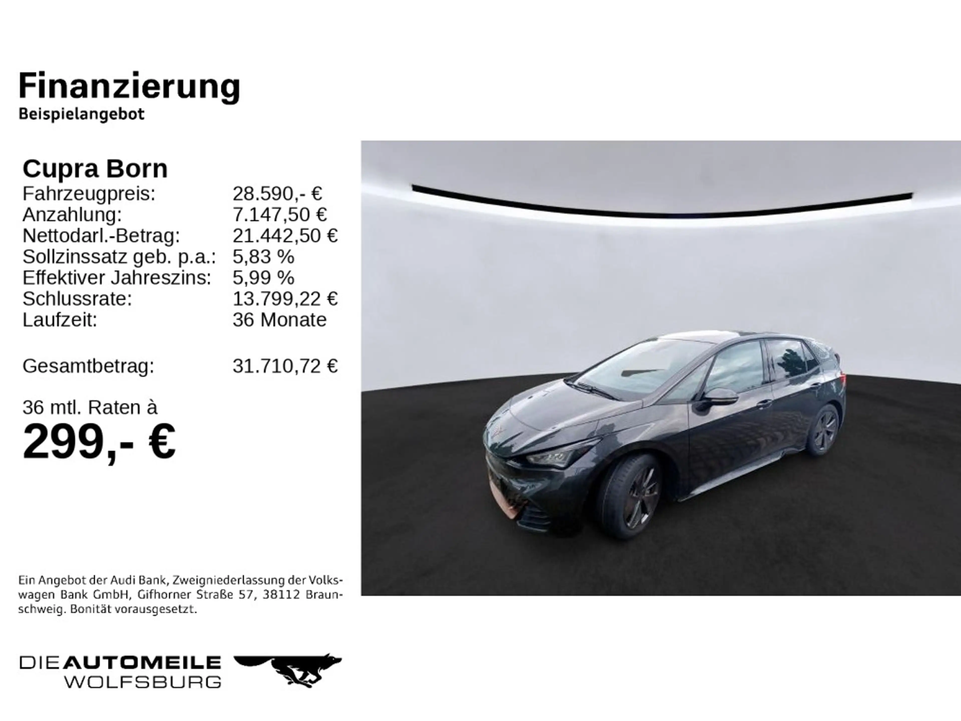 CUPRA Born LED/HuD/Branded/Rückfahrkamera/Navi — photo 2