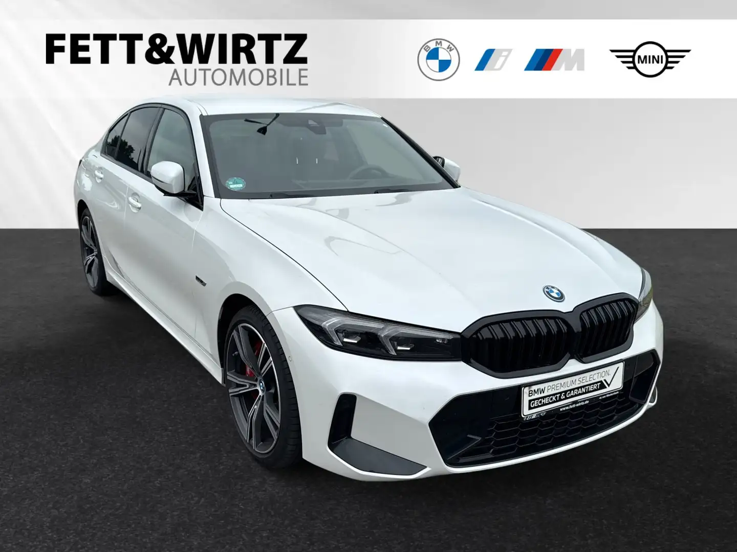 BMW 320 e M Sport Pro|19"LM|HiFi|HeadUp|DrivingAss. Weiß - 1