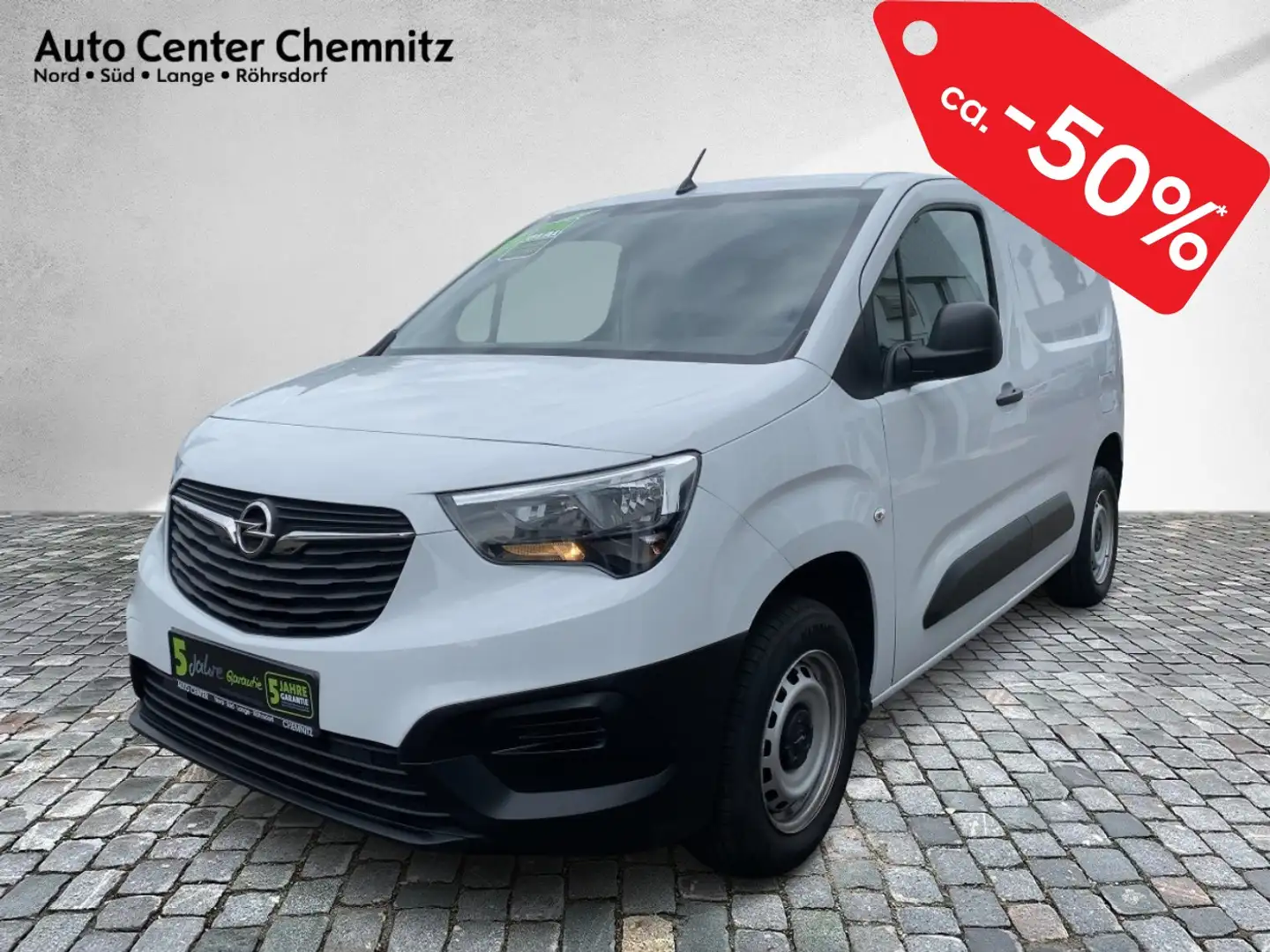 Opel Combo E Cargo 1.5 D Edition 3Sitze/Klima/PDC Weiß - 2