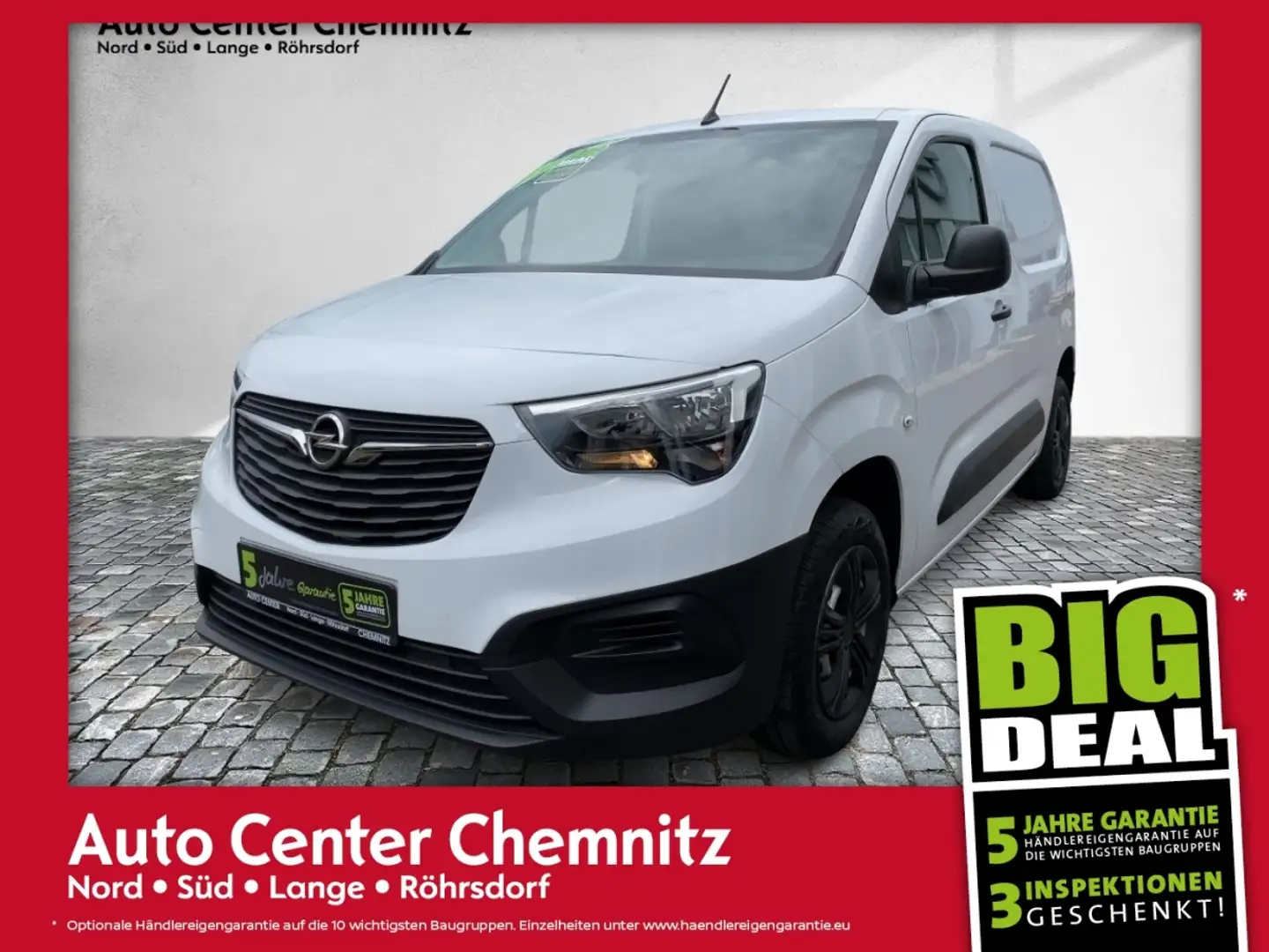 Opel Combo E Cargo 1.5 D Edition 3Sitze/Klima/PDC Weiß - 1