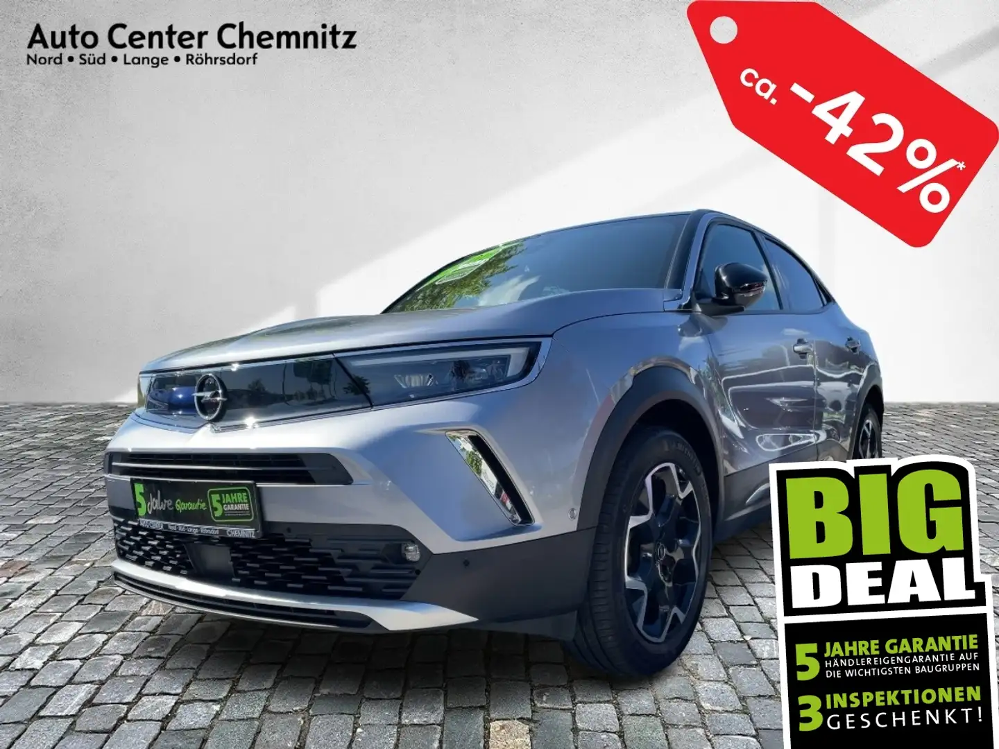 Opel Mokka 1.2 Ultimate Matrix/Alcantara/Navi/Kamera Grau - 1